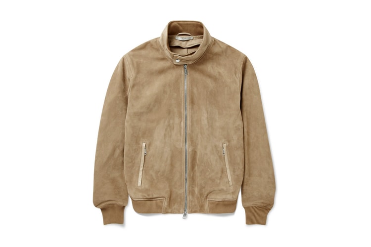 Yves Saint Laurent Suede Biker Jacket