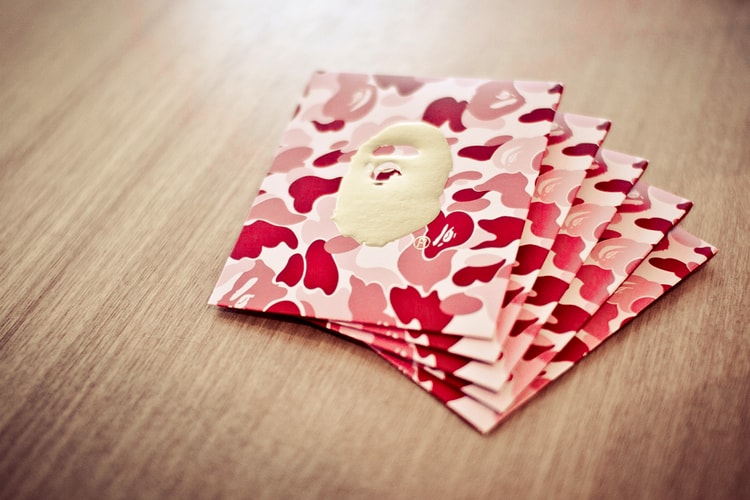 A Bathing Ape 2012 Camo Red Pocket