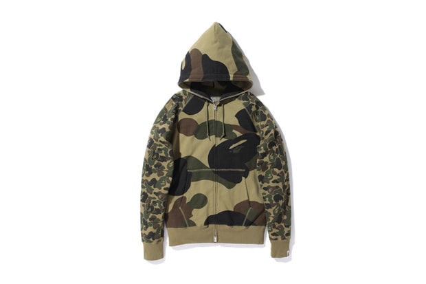 A Bathing Ape GIANT 1ST CAMO × ABC FULL ZIP HOODIE