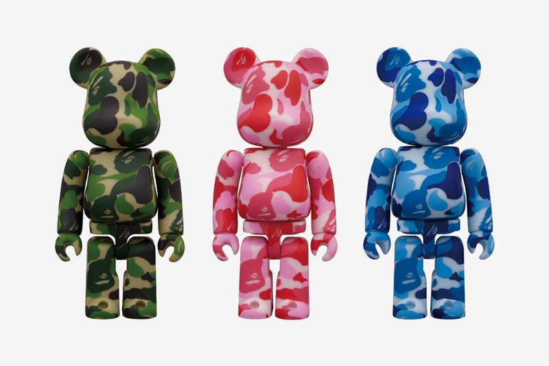 A Bathing Ape x Medicom Toy Camo Bearbricks