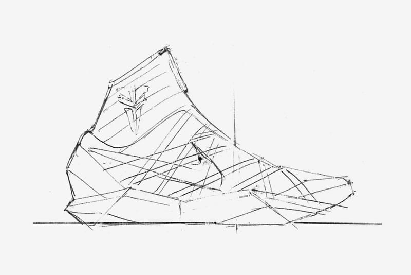 kobe shoes drawing