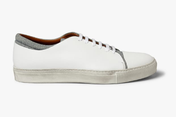 Acne Carlo Leather & Denim Shoes