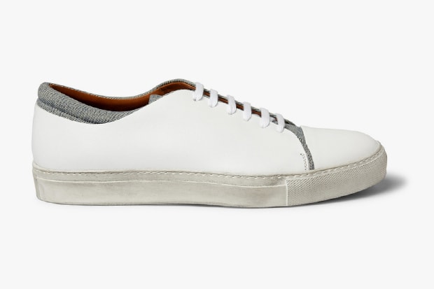 Acne Carlo Leather & Denim Shoes