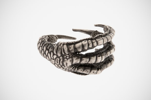 Ann Demeulemeester Oxidized Sterling Silver Claw Ring