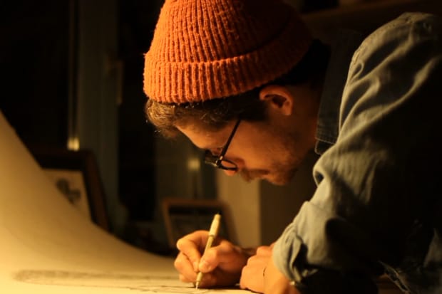 Benjamin Jeanjean x Sew`n Sing x Blend Glassing for RVCA