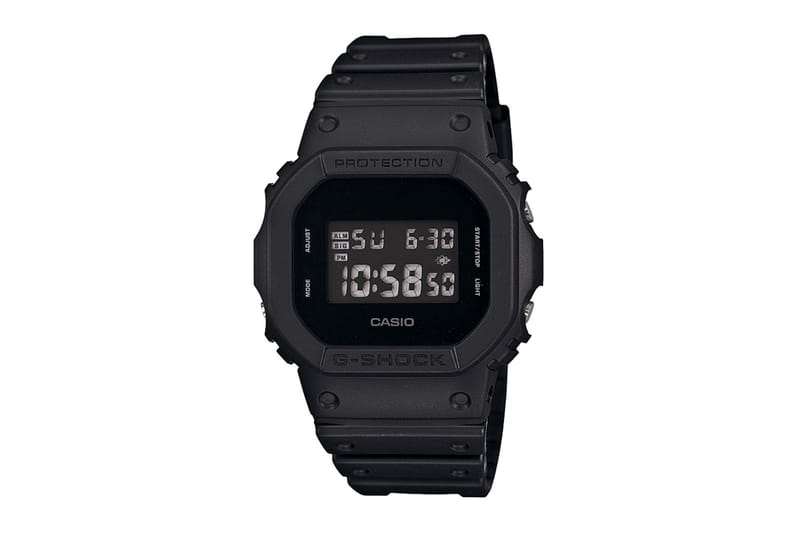 g shock dw 5600 all black limited