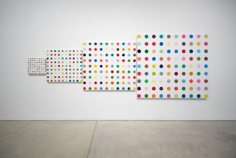 Damien Hirst "The Complete Spot Paintings 1986-2011" @ Gagosian Gallery Recap