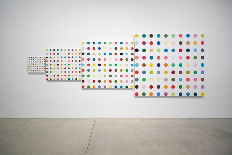 Damien Hirst "The Complete Spot Paintings 1986-2011" @ Gagosian Gallery Recap
