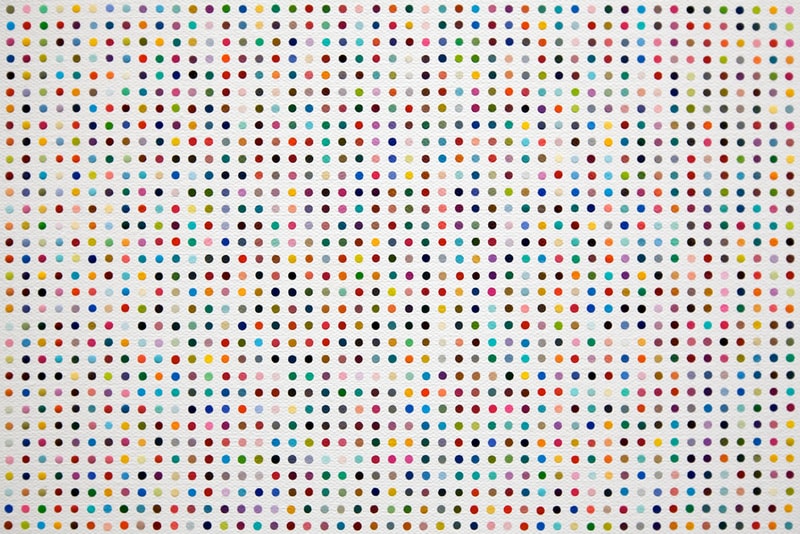 Damien Hirst "The Complete Spot Paintings 1986-2011" @ Gagosian Gallery Recap