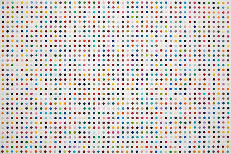 Damien Hirst "The Complete Spot Paintings 1986-2011" @ Gagosian Gallery Recap