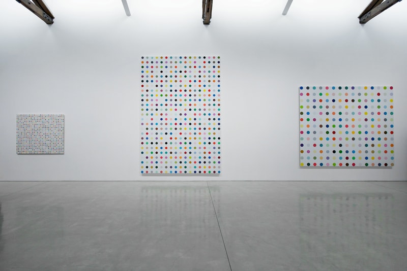 Damien Hirst "The Complete Spot Paintings 1986-2011" @ Gagosian Gallery Recap