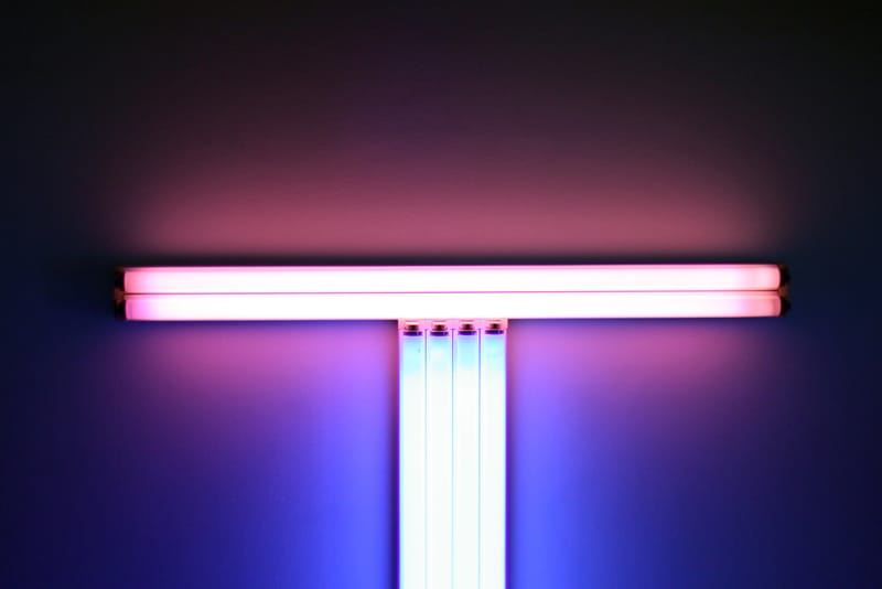 Dan Flavin "An installation" Exhibition @ Galerie Perrotin Paris
