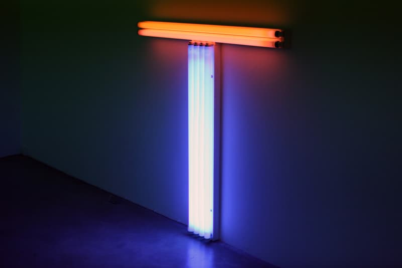 Dan Flavin "An installation" Exhibition @ Galerie Perrotin Paris