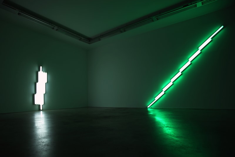 Dan Flavin "An installation" Exhibition @ Galerie Perrotin Paris
