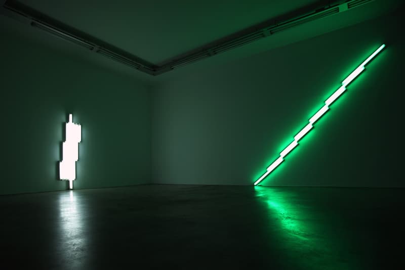 Dan Flavin "An installation" Exhibition @ Galerie Perrotin Paris