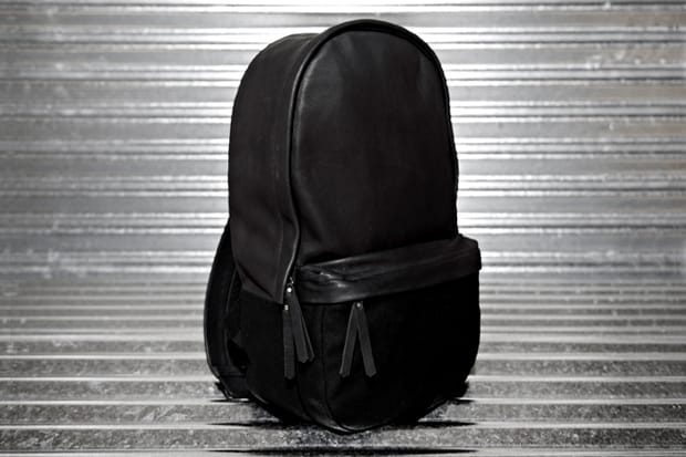 Haerfest Cowhide & Canvas Capsule Backpack