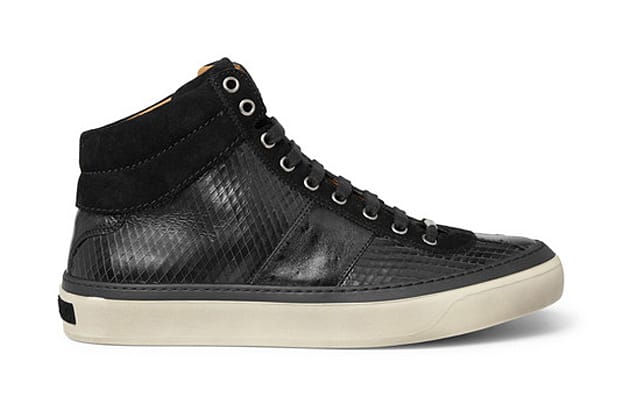 Jimmy Choo Belgravia Scored Leather High Top