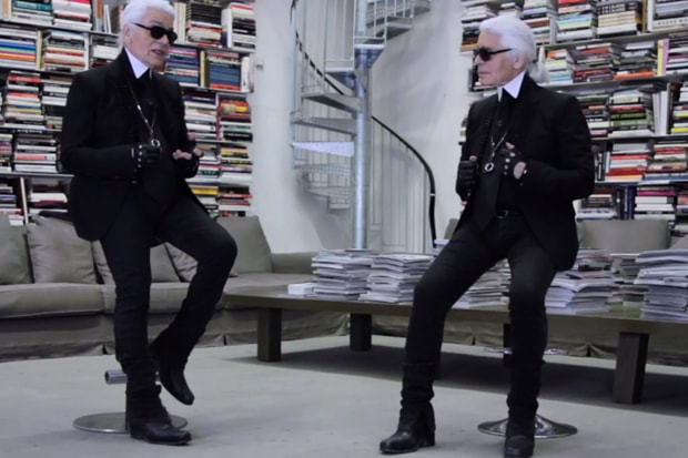 Face to Face: Karl Lagerfeld Interviews Himself