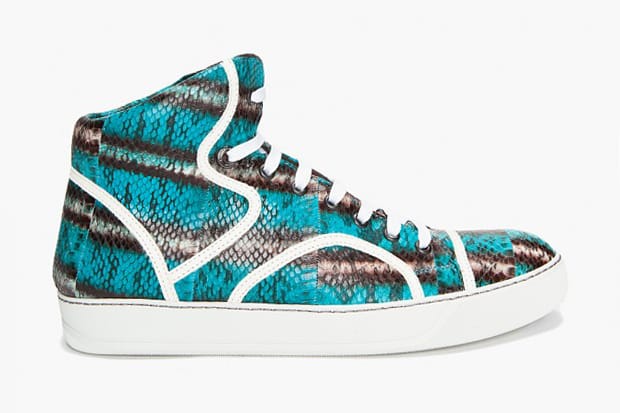 Lanvin Water Serpent Tennis Sneakers