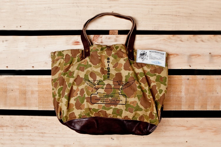 NEIGHBORHOOD x CHALLENGER Camouflage Tote Bag