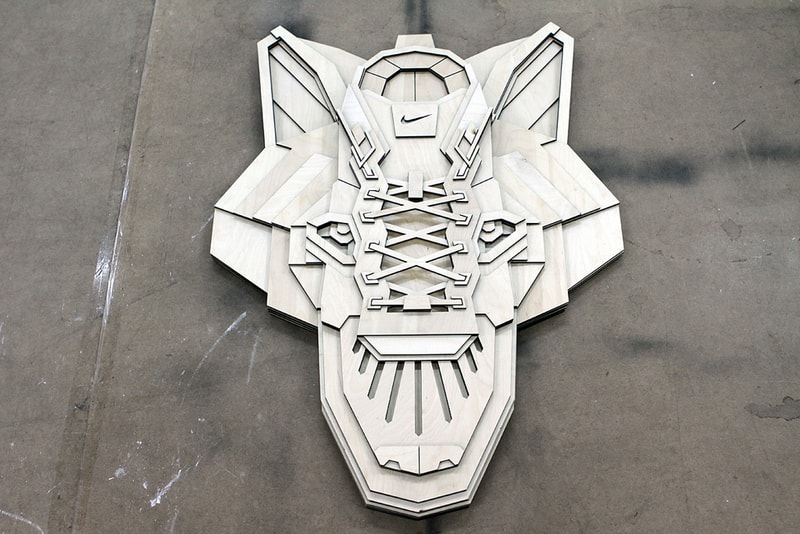Nike Sportswear x Sicksystems 'The Wolf" Plywood Sculpture