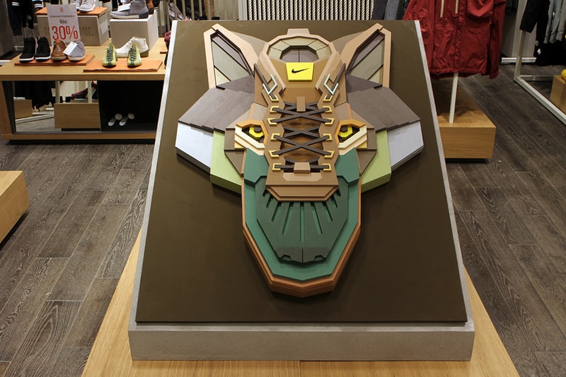 Nike Sportswear x Sicksystems 'The Wolf" Plywood Sculpture