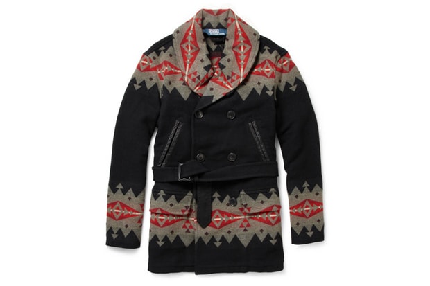 Polo Ralph Lauren Native American Patterned Wool-Blend Coat