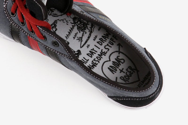 Roger Skateboards x adidas adiEase Low Dark Onix/Cardinal