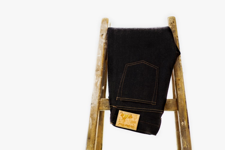 The Flat Head x Naked & Famous for Tate + Yoko 14.5 oz "Weird Guy" Denim