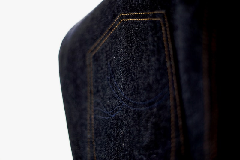 The Flat Head x Naked & Famous for Tate + Yoko 14.5 oz "Weird Guy" Denim