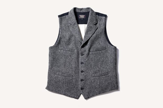 The Rugged Museum BIRDS EYE TWEED LAPELED VEST