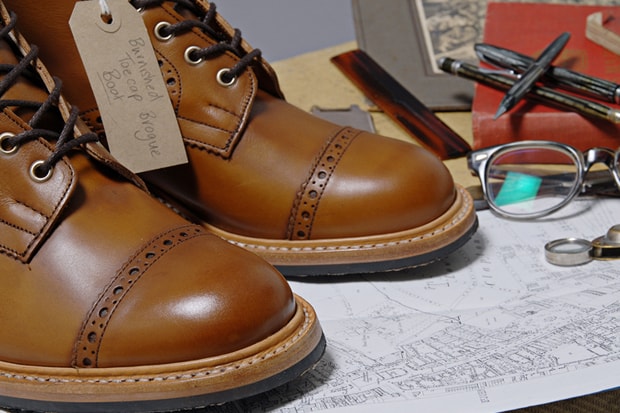 Tricker’s for End Hunting Co. Burnished Toe Cap Brogue & Boot