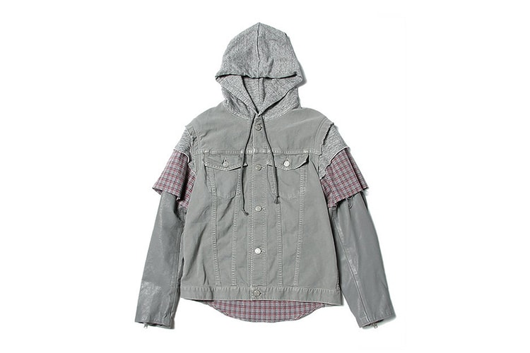UNDERCOVER I4205-1 Hybrid Denim Parka