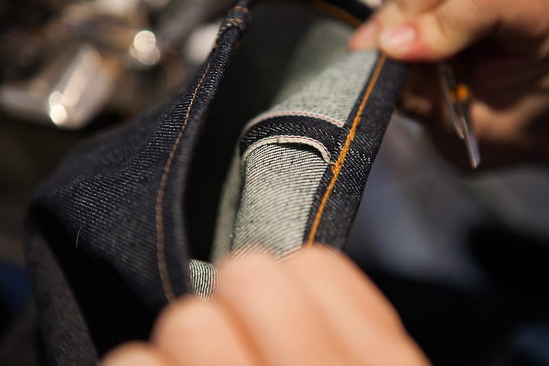 PROCESS: Hemming Denim With a Union Special by Self Edge