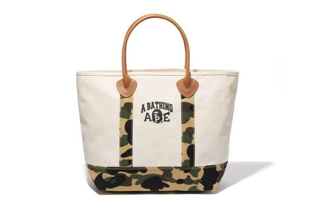 A Bathing Ape 1ST CAMO CANVAS TOTE BAG