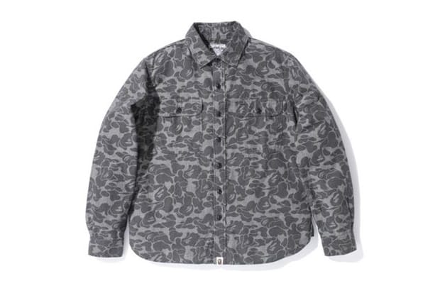 A Bathing Ape ABC CHAMBRAY WORK SHIRT