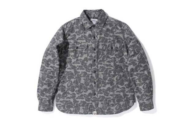 A Bathing Ape ABC CHAMBRAY WORK SHIRT