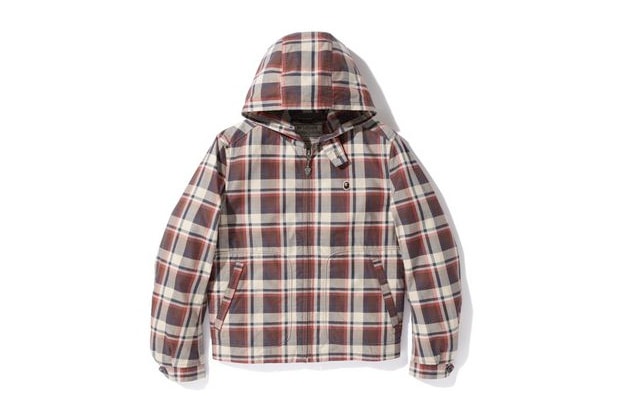 A Bathing Ape x McGREGOR HALF BAPECHECK HOODIE JACKET