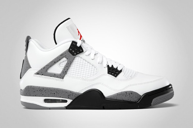 Air Jordan IV 2012 White/Cement Grey Retro