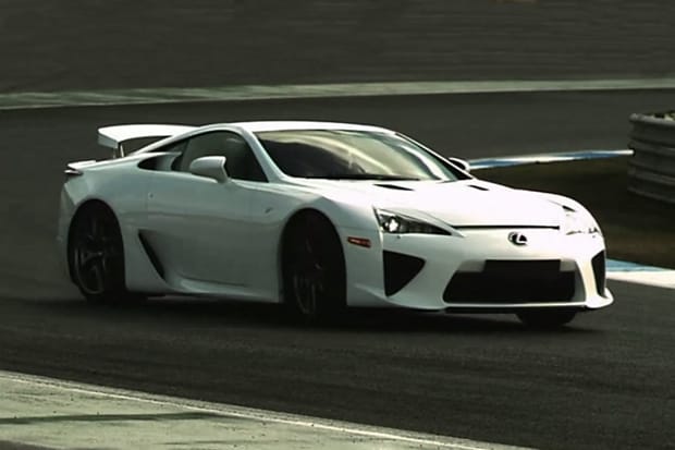 Alex Wurz Behind the Wheel of the Lexus LFA Video