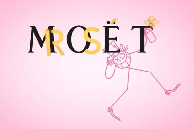 Andre x Moët & Chandon Rosé "Tag Your Love" Campaign