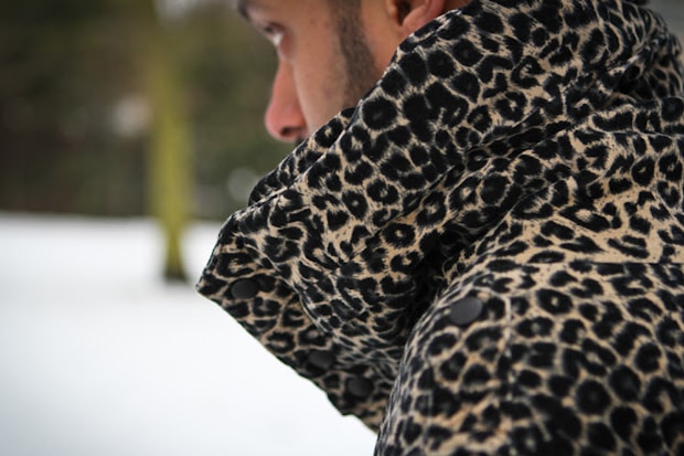 B-Side by Wale Custom Leopard Print Parka