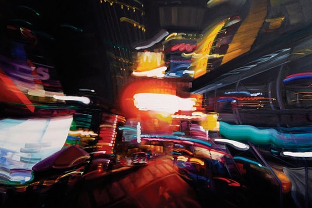 Blurry Nightlife Oil Paintings by Alexandra Pacula