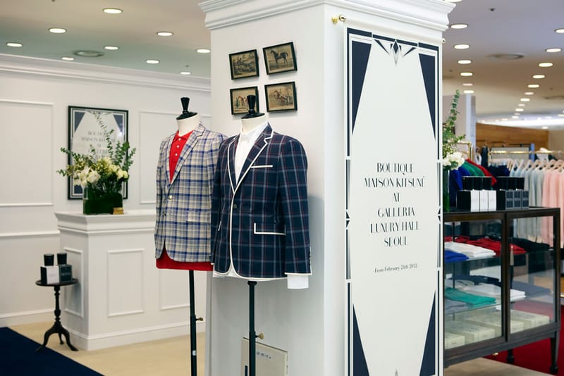 Boutique Maison Kitsune Galleria Seoul Opening