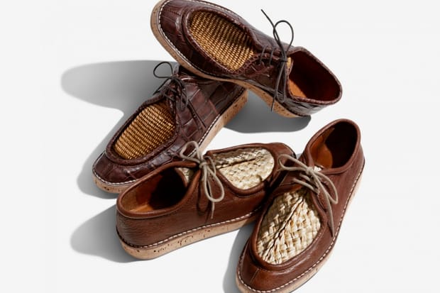Burberry 2012 Spring/Summer Raffia Upper Desert Loafers