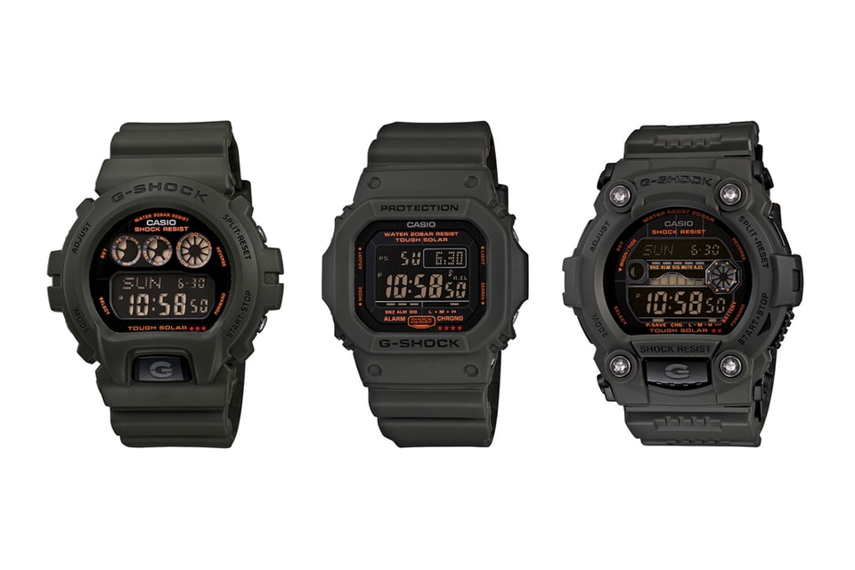 Casio G-Shock 2012 Solar Military Green Capsule Collection