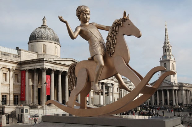 Elmgreen and Dragset 'Boy on Rocking Horse' Fourth Plinth Commission