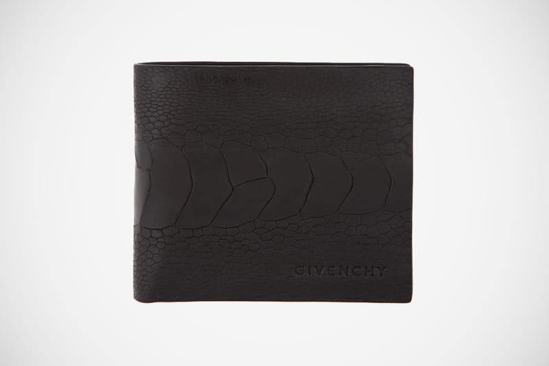 Givenchy 2012 Spring/Summer Black Ostrich Wallet