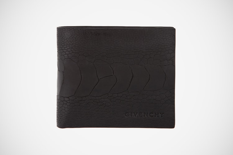 Givenchy 2012 Spring/Summer Black Ostrich Wallet