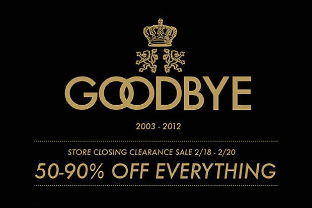 GOODS Seattle Store Closing